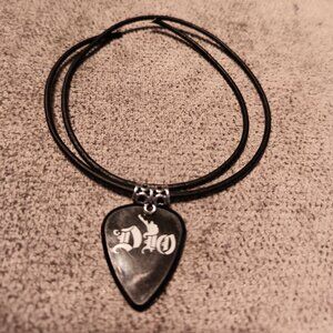 BLACK DIO TRACY G SIGNATURE GUITAR PICK NECKLACE